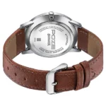 Sonata Poze Quartz Analog Blue Dial Leather Strap Watch For Men - Image 4