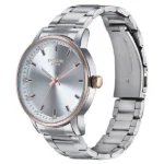 Sonata Poze Quartz Analog Silver Dial Stainless Steel Strap Watch For Men - Image 2