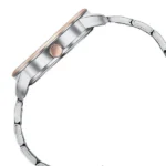 Sonata Poze Quartz Analog Silver Dial Stainless Steel Strap Watch For Men - Image 3