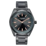 Sonata Poze Quartz Analog Grey Dial Metal Strap Watch For Men