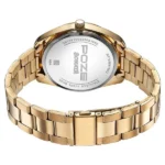 Sonata Poze Quartz Analog Two Toned Dial Golden Colour Stainless Steel Strap Watch For Men - Image 4