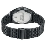 Poze Poze Quartz Analog Black Dial Black Metal Strap Watch For Men - Image 4