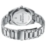 Poze By Sonata Quartz Analog Blue Dial Silver Metal Strap Watch For Men - Image 4