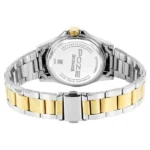 Sonata Poze Quartz Analog White Dial Two Toned Stainless Steel Strap Watch For Men - Image 4