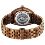 Titan Stellar Cupola Automatic Analog with Sun Moon Phase and Gray Dial IP Bronze Stainless Steel Strap Watch for Men - Image 4