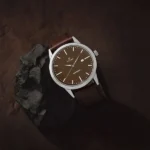 Titan Quartz Analog with Date Brown Dial Leather Strap Watch for Men
