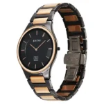 Titan Edge Ceramic Quartz in Midnight Gold with Black Dial Watch for Men - Image 2