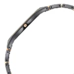 Titan Edge Ceramic Quartz in Midnight Gold with Diamonds and Black Dial Watch for Men - Image 3