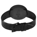 Titan Edge Carbon Fibre Quartz Analog Black Dial Leather Strap Unisex Watch - Image 4