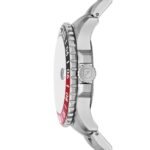 Fossil Blue GMT Stainless Steel Watch - Image 2