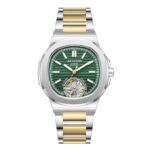 Lee Cooper Mechanical Green Square Dial Men's Watch