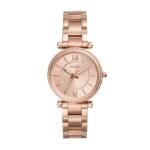 Fossil Carlie Rose Gold Watch