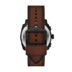 Fossil Machine Chronograph Brown Leather Watch and Bracelet Set - Image 3