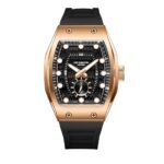 Lee Cooper Quartz Black Tonneau Dial Men's Watch