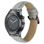 Poze By Sonata Quartz Analog Two Toned Dial Grey PU Leather Strap Watch For Men - Image 2