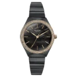 Sonata Poze Quartz Analog Brown Dial Metal Strap Watch for Women