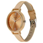 Sonata Poze Quartz Analog Brown Dial Leather Strap Watch for Women - Image 2