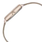 Sonata Poze Quartz Analog Pink Mother Of Pearl Dial Rose Gold Color Stainless Steel Strap Watch For Women - Image 3