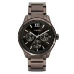 Timex Men Brown Round Dial Analog Watch