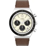 TIMEX Q Timex Men Cream Round Dial Analog Watch