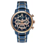 Timex Men Blue Round Dial Analog Watch