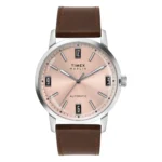 Timex Marlin Pink Round Dial Mechanical Automatic Men's Watch