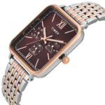 Timex Trendline Rectangle 30mm Brown Dial Analog Men Watch - Image 2