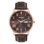 Timex Trendline Round 43mm Brown Dial Analog Men Watch