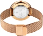 SONATA Poze Pink Dial Rose Gold Strap Analog Watch  - For Women - Image 3