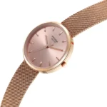 SONATA Poze Pink Dial Rose Gold Strap Analog Watch  - For Women - Image 4