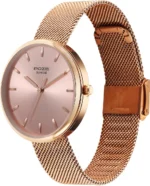 SONATA Poze Pink Dial Rose Gold Strap Analog Watch  - For Women - Image 2